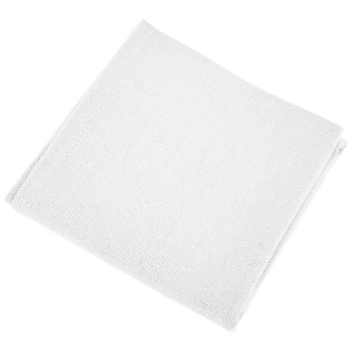 VENT DU SUD Lot de 12 serviettes de table Yuco - Blanc