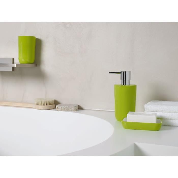 COCCO Gobelet salle de bain - 11,5 x 7,5 x 7,5 cm - Kiwi