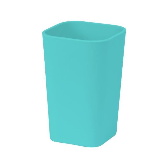 Gobelet en plastique soft touch Vert menthe