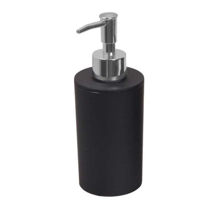 FRANDIS Flacon pompe en plastique Rubber noir en display