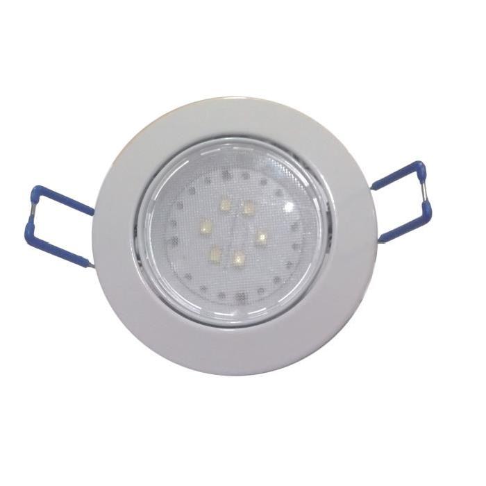 Spot encastrable LED diametre 8,2 cm  4W équivalent a 40W blanc