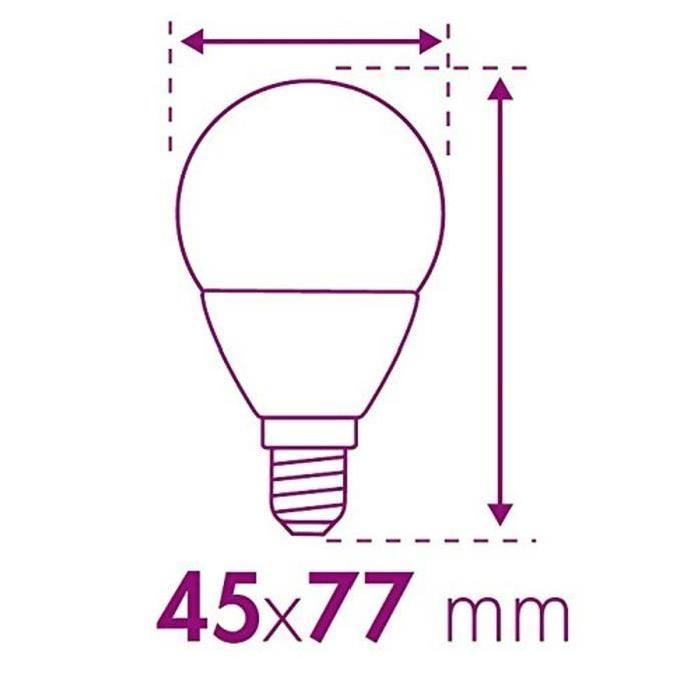 XQ-LITE Ampoule LED filament E14 globe 2W équivalence 20W