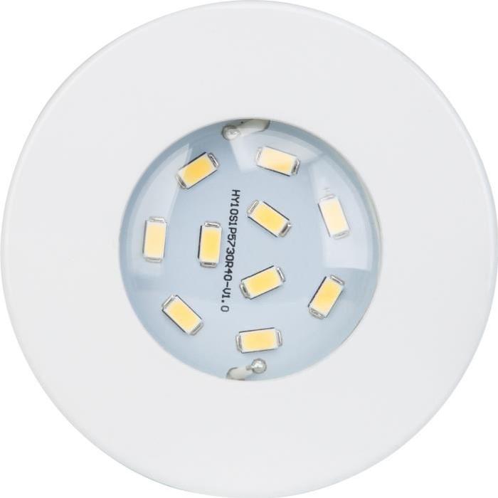 BRILLIANT Kit de 3 spots encastrés fixes Taniel led ip44 5W 4000k - Blanc