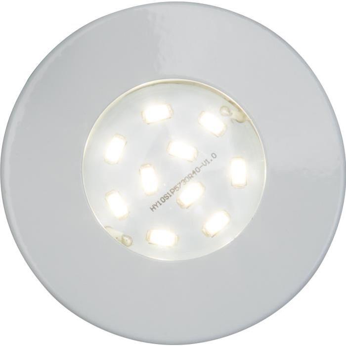 BRILLIANT Kit de 3 spots encastrés fixes Taniel led ip44 5W 4000k - Blanc