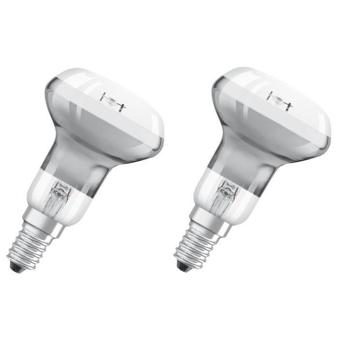 OSRAM Lot de 2 Ampoules Spot LED R50 E14 2 W équivalent a 16 W blanc chaud