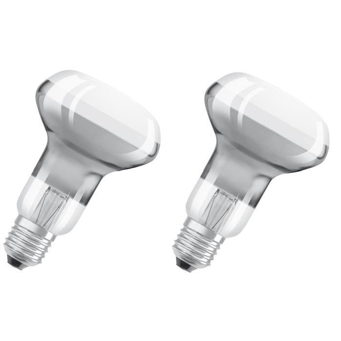 OSRAM Lot de 2 Ampoules Spot LED R63 E27 4,5 W équivalent a 33 W blanc chaud dimmable