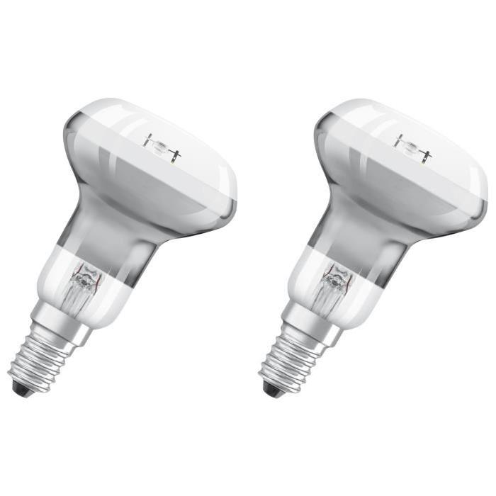 OSRAM Lot de 2 Ampoules Spot LED R50 E14 2,8 W équivalent a 19 W blanc chaud