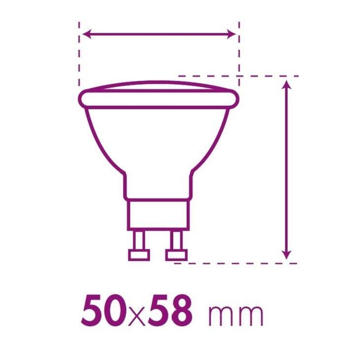 XQ-LITE Ampoule LED PAR16 GU10 3W équivalence 40W