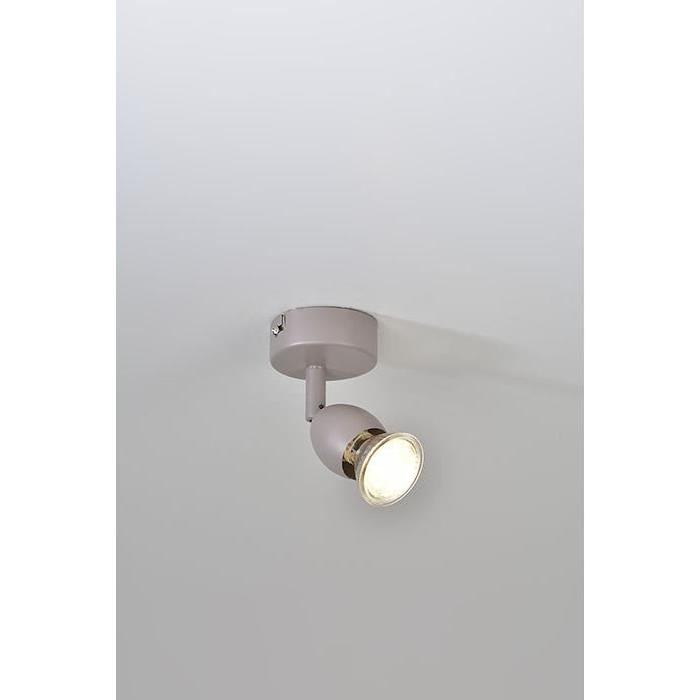 MELY Spot 1 lumiere LED L7 x H11 cm Taupe