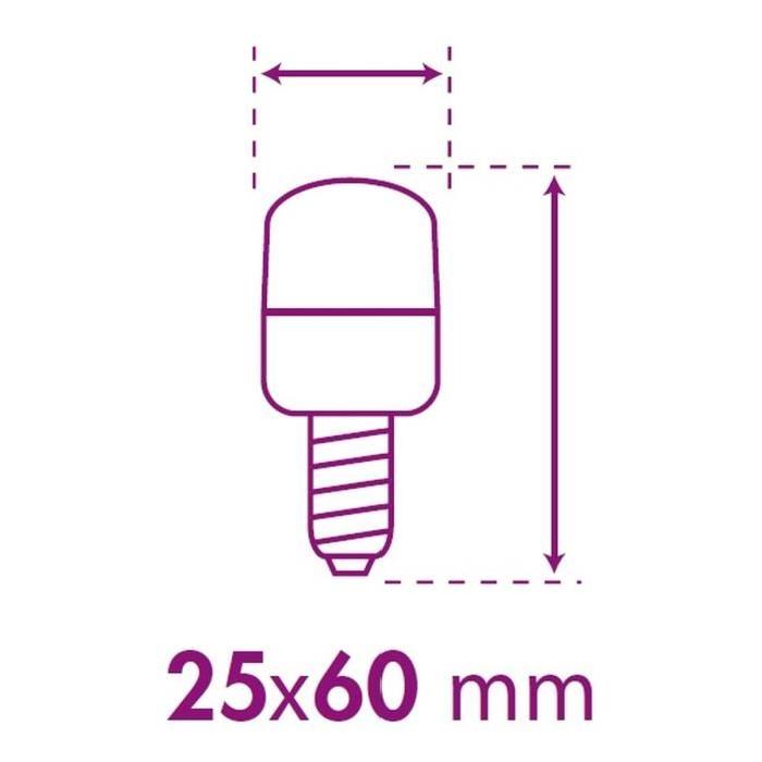 XQ-LITE Lot de 5 ampoules LED E14 mini 2,5W équivalence 20W