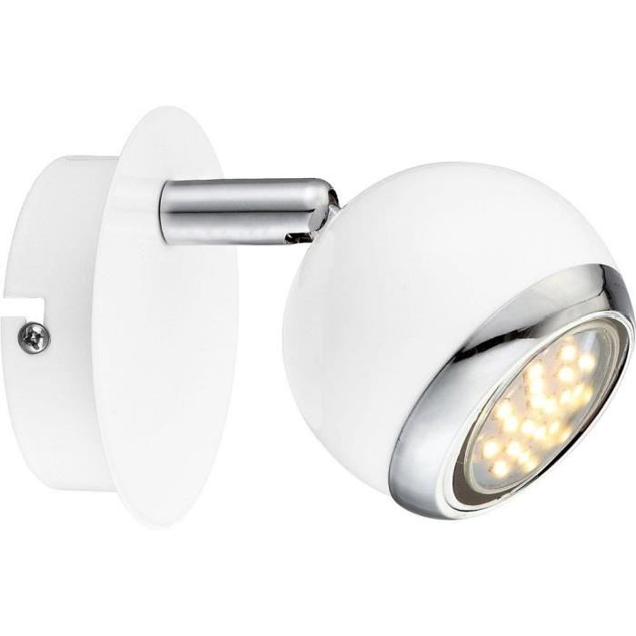 GLOBO Spot LED L10 x l11,8 - Blanc