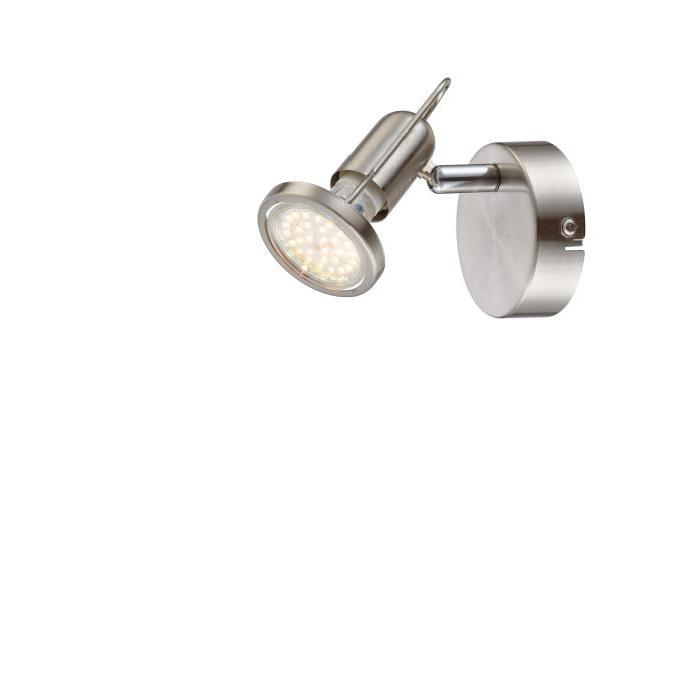 GLOBO Spot LED Nickel mat L11 x l8 x h11,5 cm