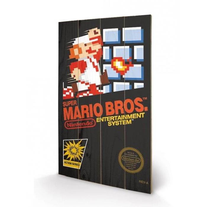 Panneau en bois Mario