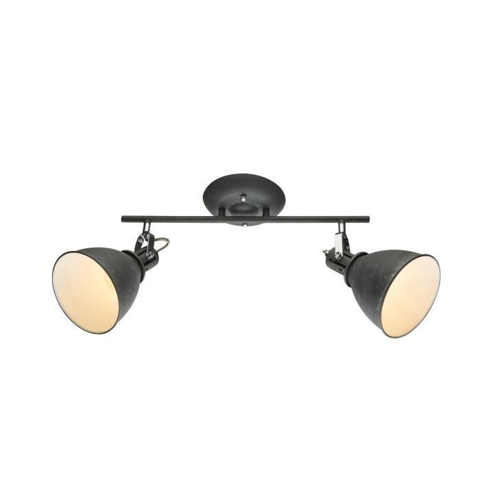 GLOBO LIGHTING Spot gris - 450 mm x 150 mm x 210 mm