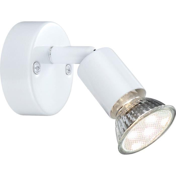 GLOBO Spot LED L14 x l7 x h10 cm - Blanc