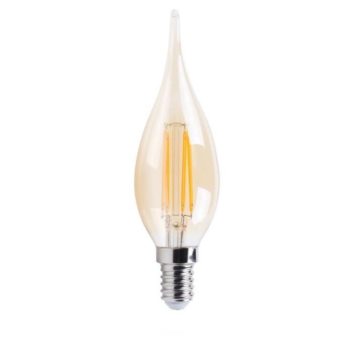 XQ-Lite Ampoule bougie LED E14 XQ1463G 4 W équivalent a 30 W blanc extra chaleureux