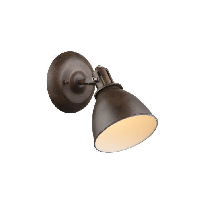 GLOBO LIGHTING Spot couleur rouille - 150 mm x 220 mm x H 180 mm