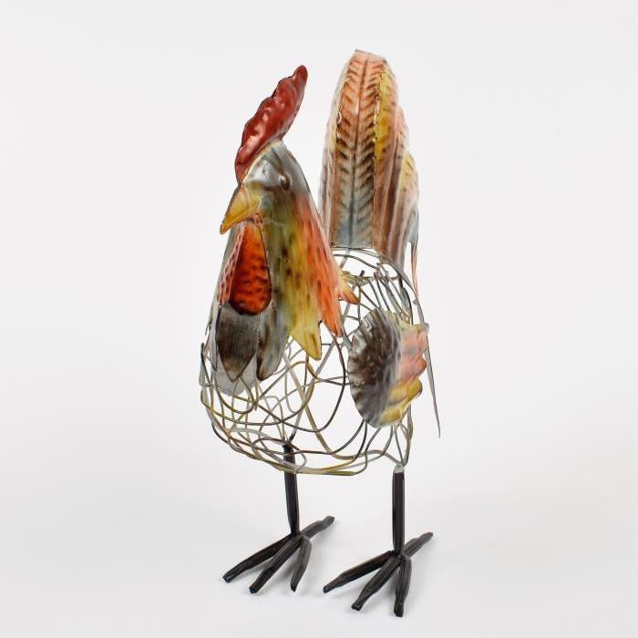 Décoration a poser Coq a Poser - Métal - L 32,39 x P 15 x H 41,9 cm