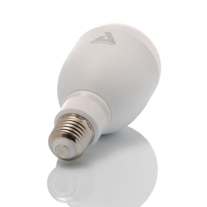 AWOX SmartLIGHT Ampoule LED E27 couleur connectée Bluetooth 60 W