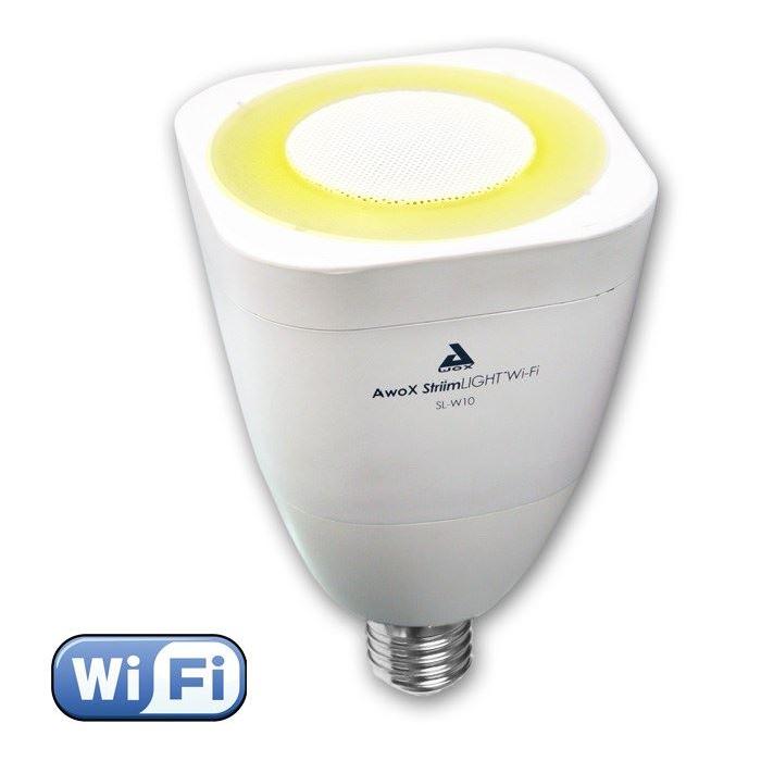 AWOX LIGHT Ampoule LED E27 WiFi son et lumiere avec enceinte intégrée
