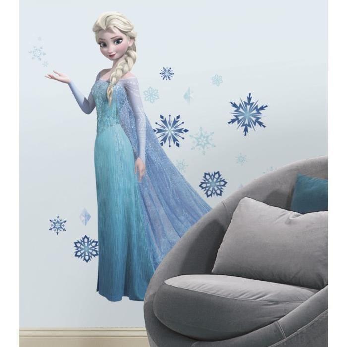 LA REINE DES NEIGES Sticker Chambre enfant Géant Elsa