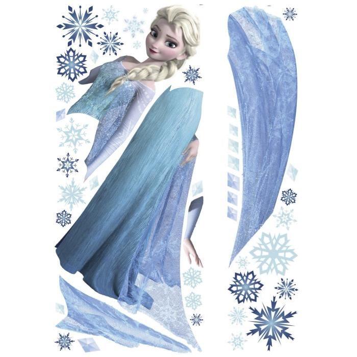 LA REINE DES NEIGES Sticker Chambre enfant Géant Elsa