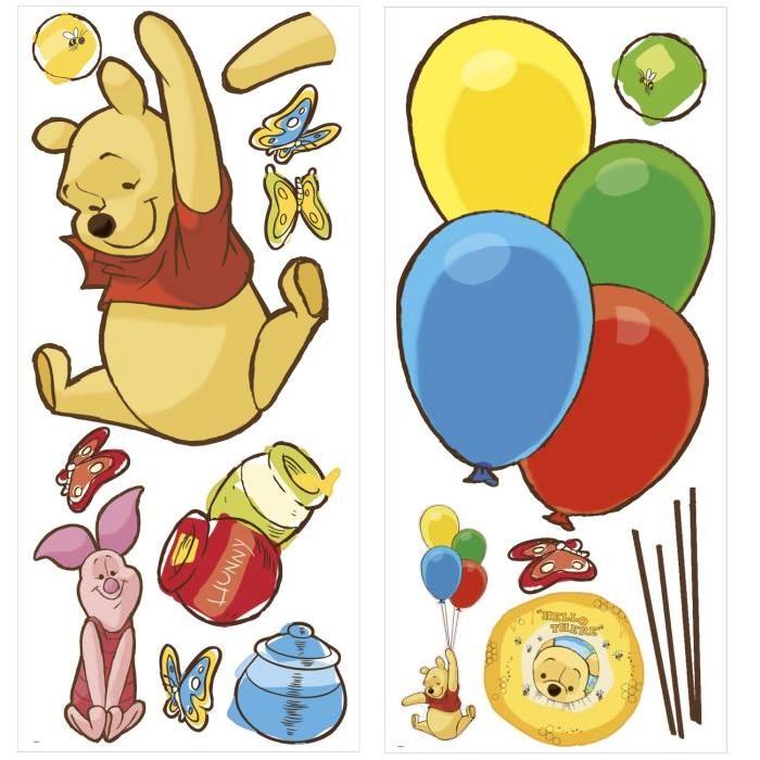 WINNIE Stickers Décoratif Chambre enfant Bébé Géant