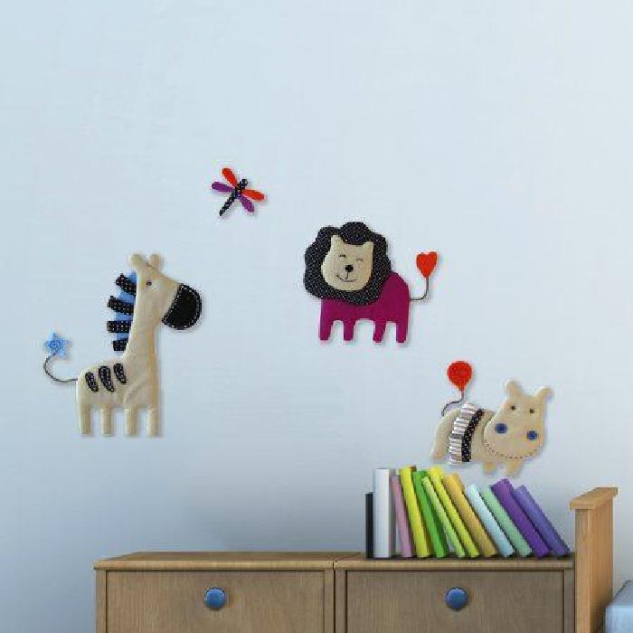 Babytolove Stickers tissu - Animal Nature