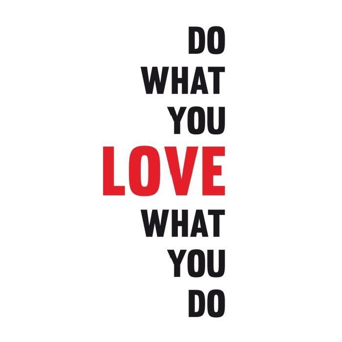 Stickers adhésif mural Do what You LOVE - 30x72cm