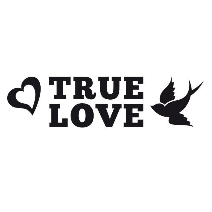 Stickers adhésif mural True Love - 60x16cm