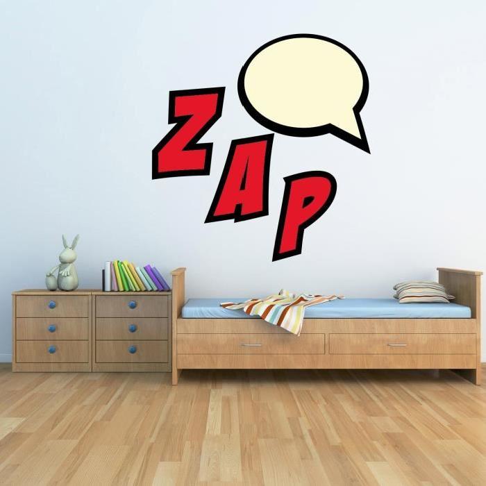 Stickers adhésif mural ZAP - 39x40cm