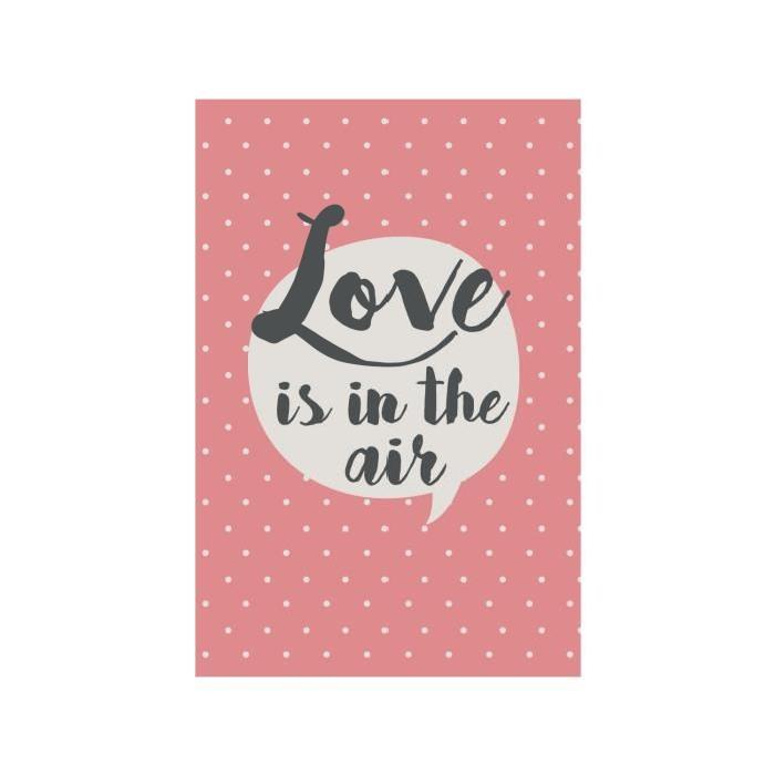 Stickers adhésif mural Love is in the air - 55x82cm
