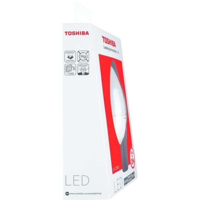 TOSHIBA Lot de 2 ampoules LED E14 25W