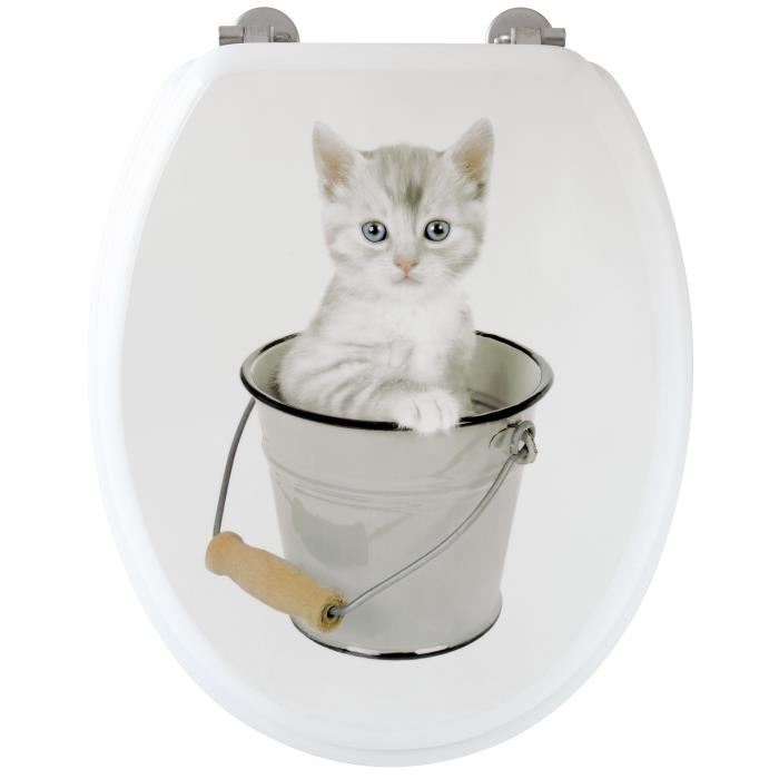 GELCO Abattant WC moule chaton