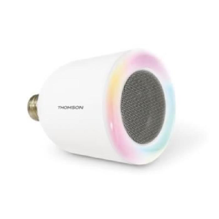 THOMSON Lot de 2 ampoules LED connectées E27 5 W équivalent a 50W avec enceinte bluetooth