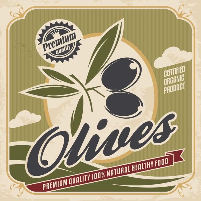 Affiche papier -  Olives  - Braun Studio  -  30x30 cm