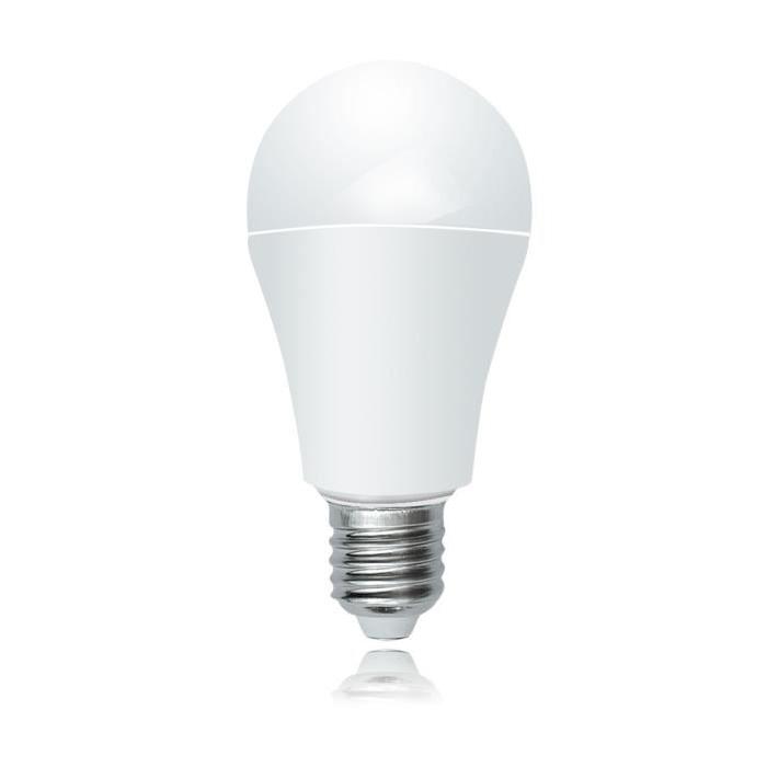 Ampoule LED avec capteur de lumiere E27 10 W équivalent a 100 W blanc neutre