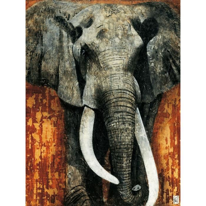 Affiche papier -  Eléphant   - Arietti  -  60x80 cm