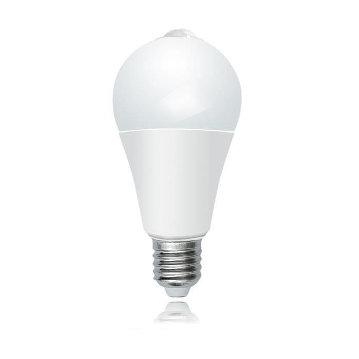 Ampoule LED avec capteur de mouvement E27 10 W équivalent a 100 W blanc neutre