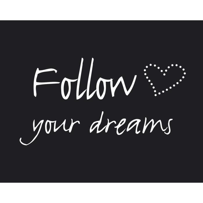 Affiche papier -  Follow Dreams  - Braun Studio  -  24x30 cm