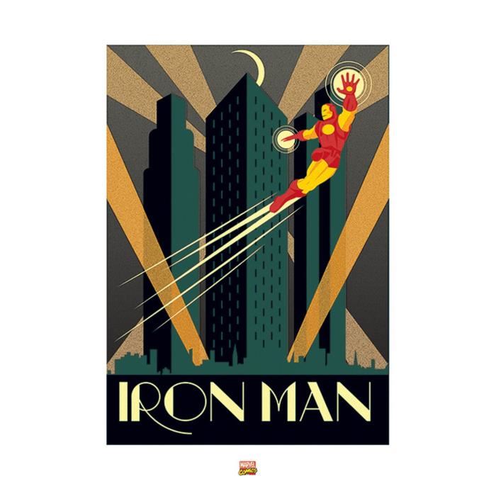 Affiche papier - Marvel Deco (Iron Man)   -  60x80 cm