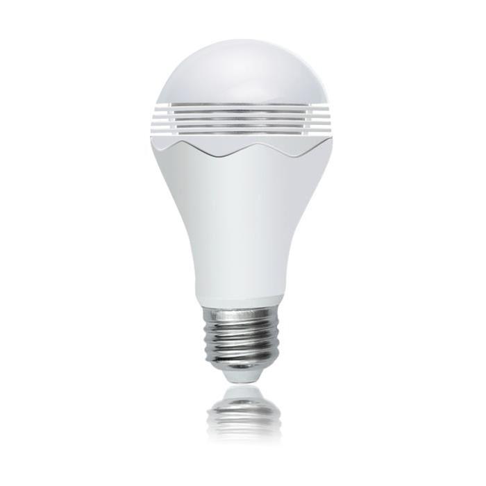 Ampoule LED musicale bluetooth E27 7 W équivalent a 60 W