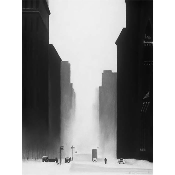 Affiche papier - DAVID COWDEN (THE BIG CITY)   -  60x80 cm