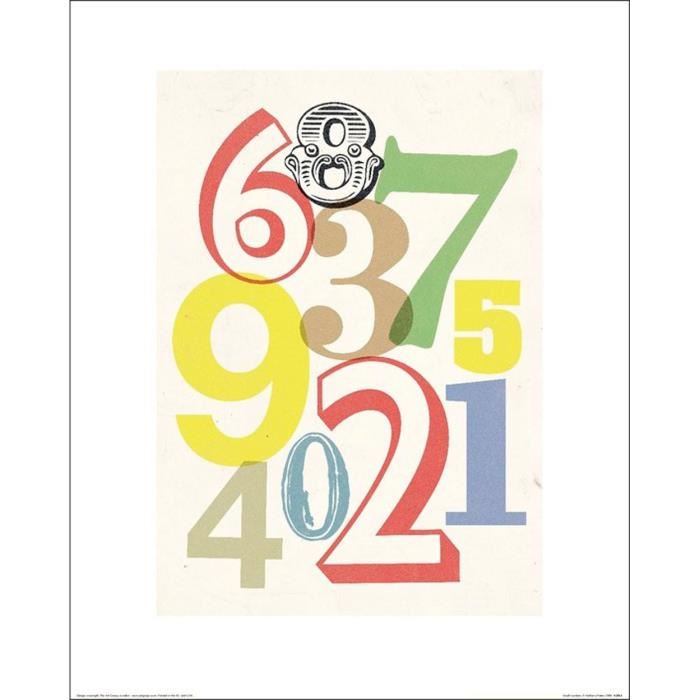 Affiche papier - Anthony Peters (Small Numbers)  -  40x50 cm