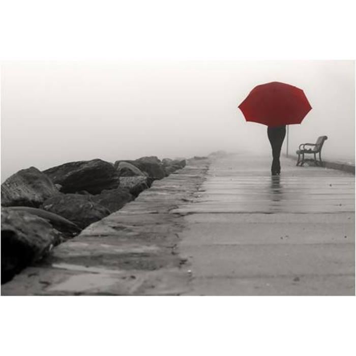 Affiche papier - Red Umbrella III   -  30x40 cm