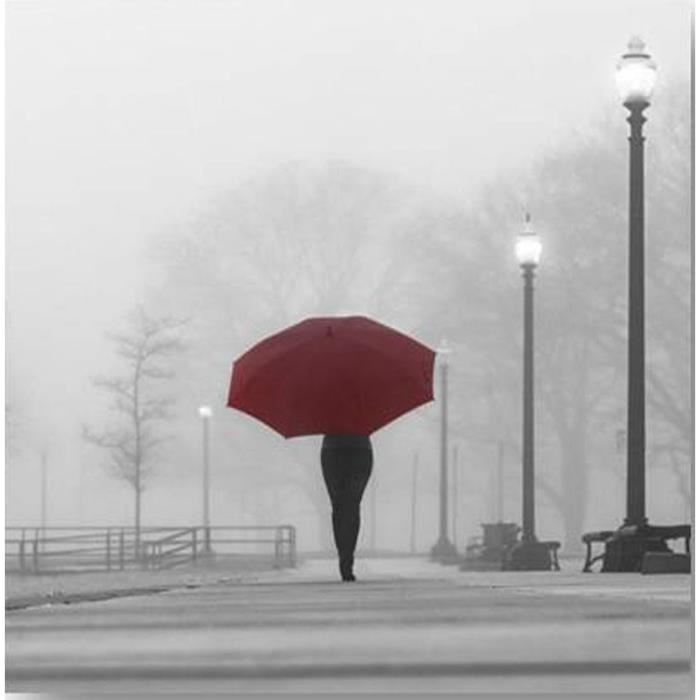 Affiche papier - Red Umbrella II  -  30x30 cm