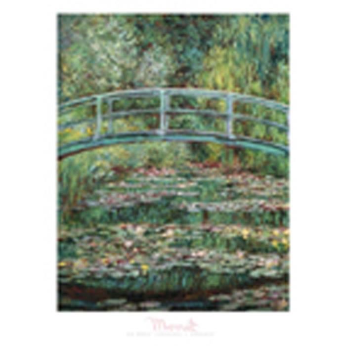 Affiche papier -  Le Pont Japonais a Giverny  - Monet  - 40x50 cm