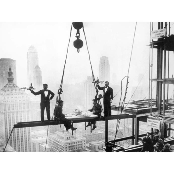 Affiche papier -  Lunch above Manhattan  - Photography Collection  - 40x50 cm