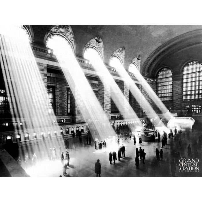 Affiche papier -  Grand Central Station, 1934  - Photography Collection  - 40x50 cm