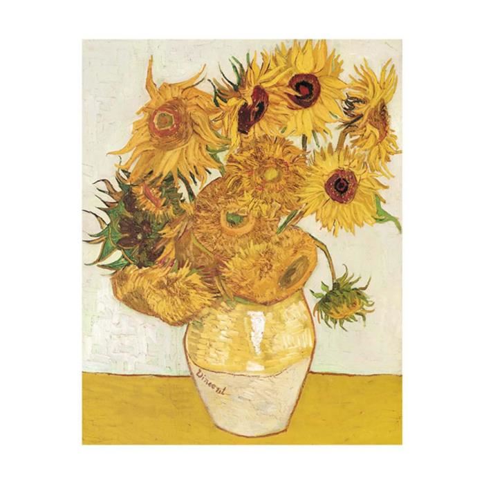 Affiche papier -  Les Tournesols  - Van Gogh  - 40x50 cm